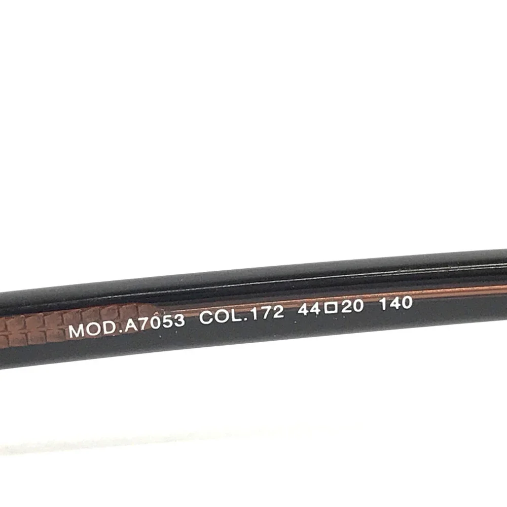 ogi Petite Eyeglasses Frames MOD. A7053 COL. 172 Brown Gray Oval 44-20-140